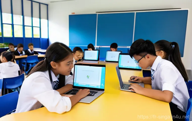 싱가포르 교육 시스템 - **Prompt:** An inspiring and highly skilled Singaporean middle school teacher, dressed in profession...